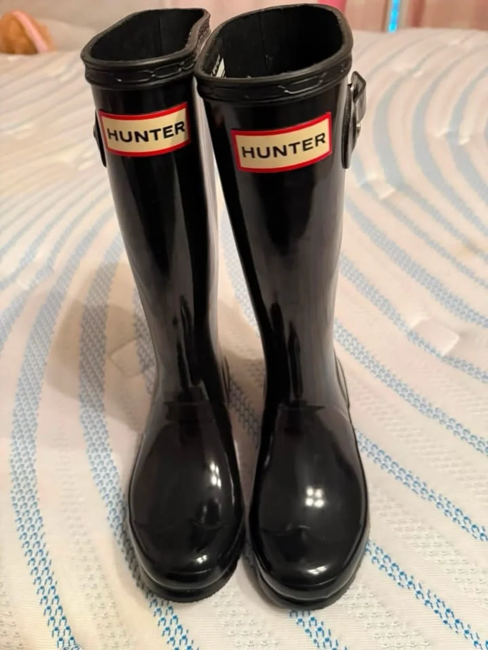 Hunter Black Kids' Waterproof Wellies